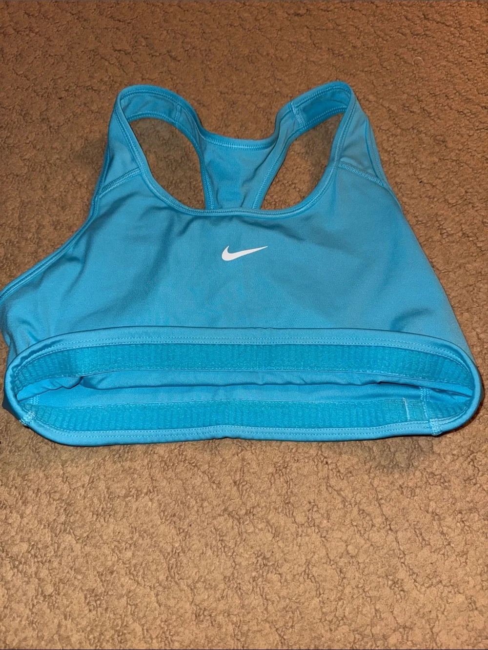 Nike Blue Racerback Performance Sports Bra